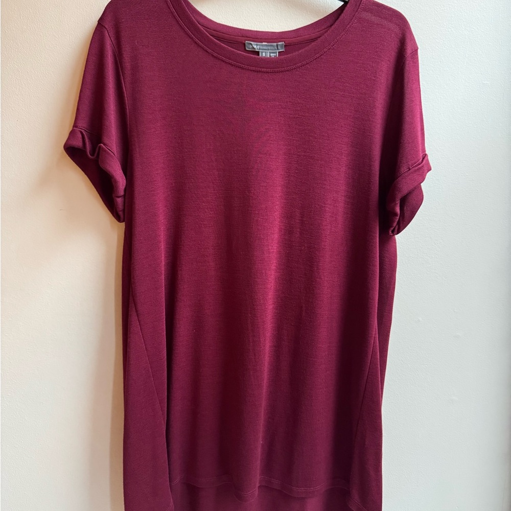 Women's Burgundy High-Low Top